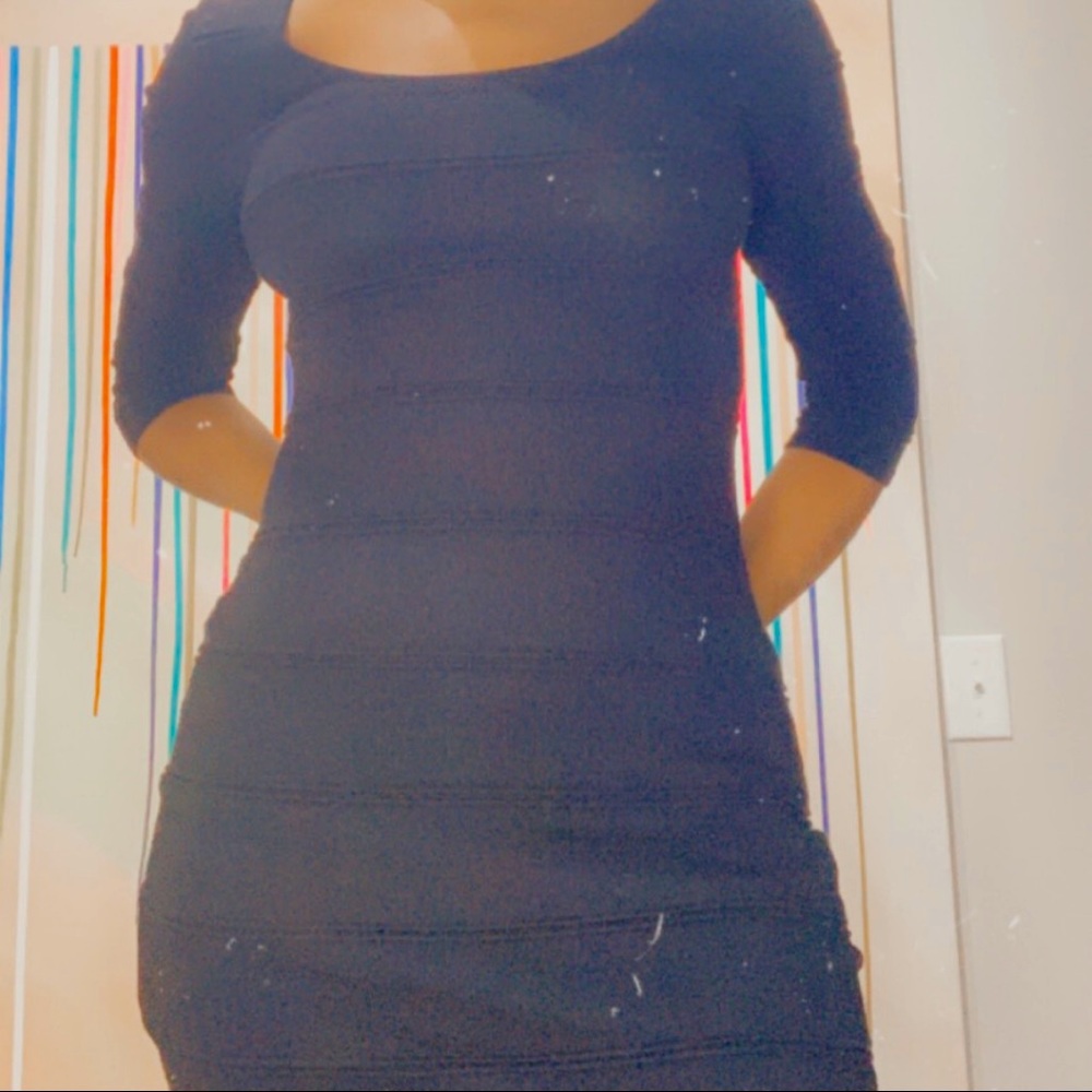 Little black mini dress